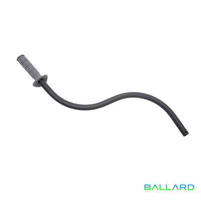 Extended Handle with Hardware and Grip: Pro/Tek Chute Blocker